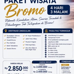 Paket Wisata Bromo 4 Hari 3 Malam