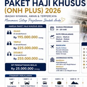 Paket Haji Khusus ONH Plus