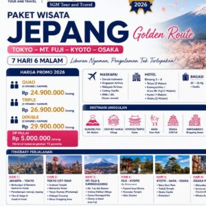 Paket Wisata Jepang Golden Route